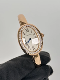 Cartier Baignoire 18K Rose Gold 42 Diamonds(No Box,certificate of authencity available)